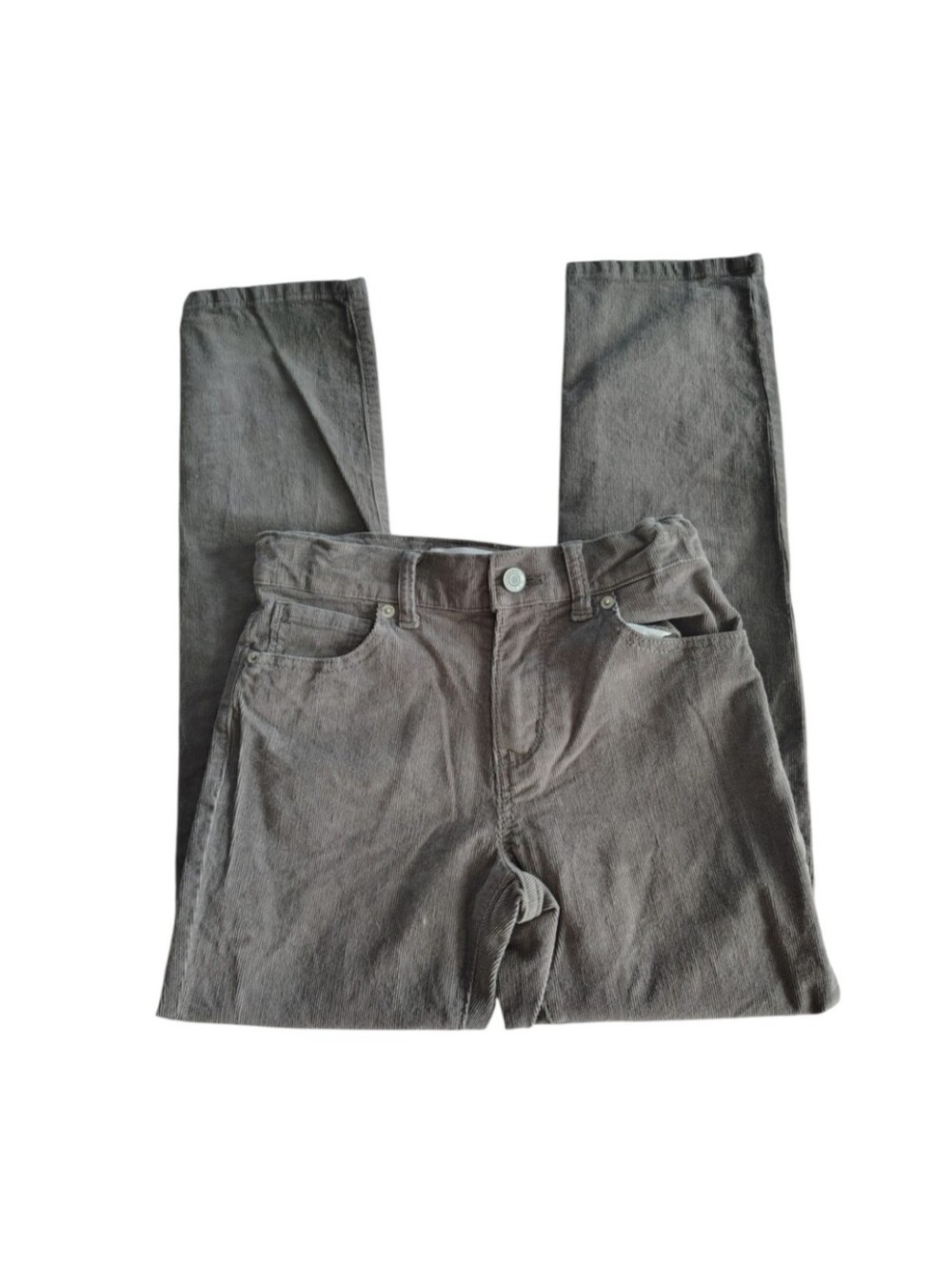 Vinage Old Navy Gray Corduroy Super Soft Cotton Stretchy Pants Size 10 Kids